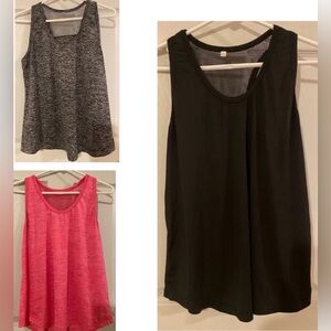Three Ictive Activewear Tank Top Bundle/ Small